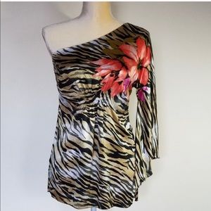 Cache animal print top